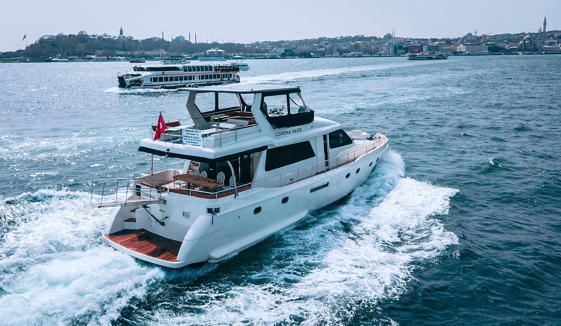Constantine Yachts luxury yacht rental Istanbul